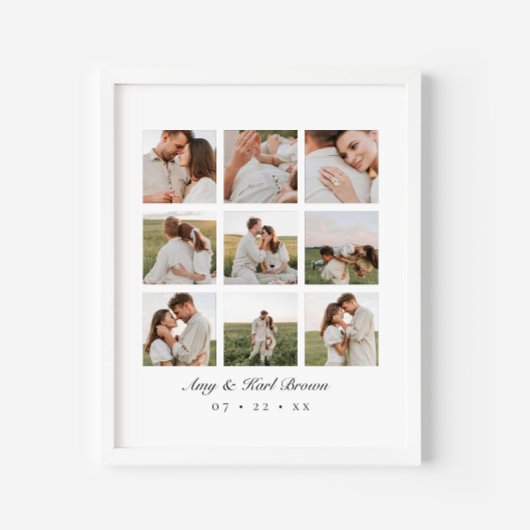Personalized Photo Collage Poster