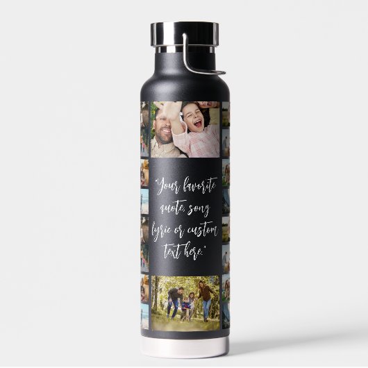 Personalized Photo Collage With Quote Waterfles (Links)