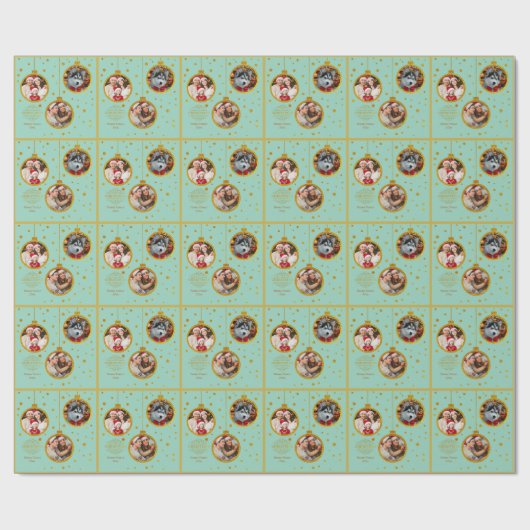 Personalized Photo - Custom Family Holiday Cadeaupapier (Vlak)