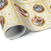 Personalized Photo - Custom Family Holiday Cadeaupapier (Rol Hoek)