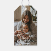 Personalized Photo & Custom Text Grandma Since -  Cadeaulabel (Voorkant)