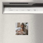 Personalized Photo & Custom Text Grandma Since -  Magneet (Insitu (Vaatwasser))