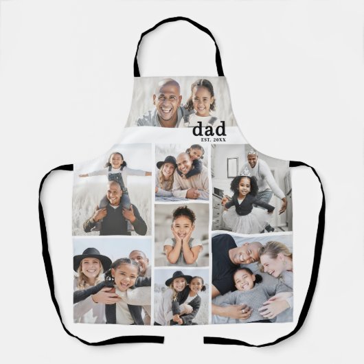 Personalized Photo Dad Schort (Voorkant)