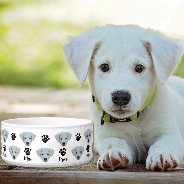 Personalized  Photo Dog Face Voerbakje (Creator heeft geüpload)