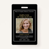 Personalized Photo - Employee Award Badge (Voorkant)