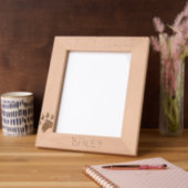 Personalized Photo Frame Dog 1st Christmas, 8x10" Gegraveerde Lijstjes (Links)