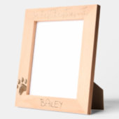 Personalized Photo Frame Dog 1st Christmas, 8x10" Gegraveerde Lijstjes (Links)