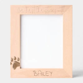 Personalized Photo Frame Dog 1st Christmas, 8x10" Gegraveerde Lijstjes