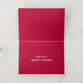 Personalized Photo Gold Foil Card Folie Feestdagenkaart (Binnenlaag)