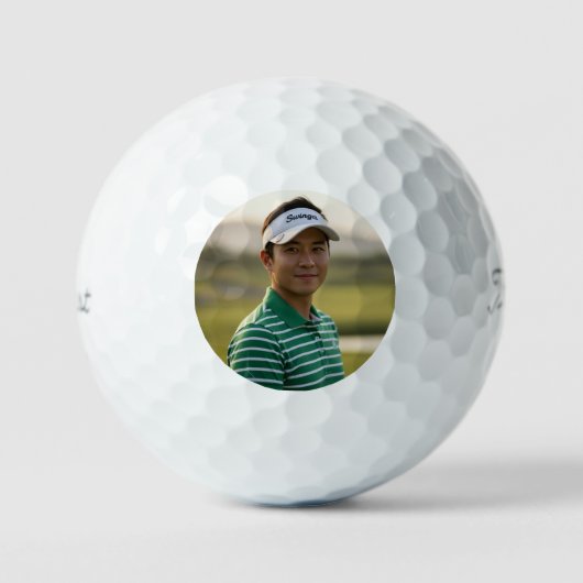 Personalized Photo Golf Ball Tournament Favor Golfballen (Voorkant)