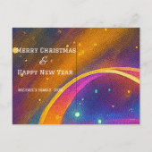 Personalized Photo Holiday Card - Custom Christmas Feestdagenkaart (Achterkant)