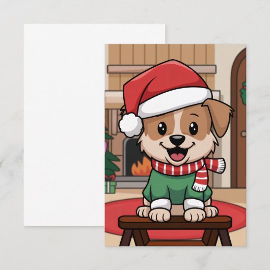 Personalized Photo Holiday Cards Bedankkaart (Voorkant / Achterkant)