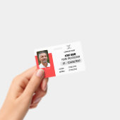 Personalized Photo ID Business Badge (Handheld)