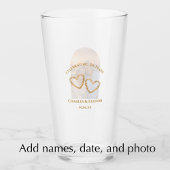 Personalized Photo Keepsake 50th Anniversary Gift Glas
