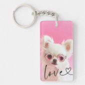 Personalized Photo | Love  Sleutelhanger (Voorkant)