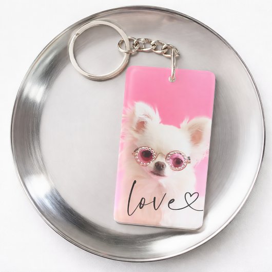 Personalized Photo | Love  Sleutelhanger