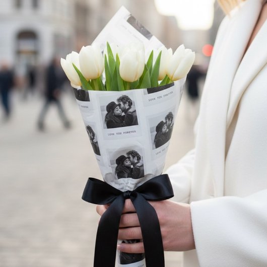 Personalized Photo – Love You Forever Cadeaupapier