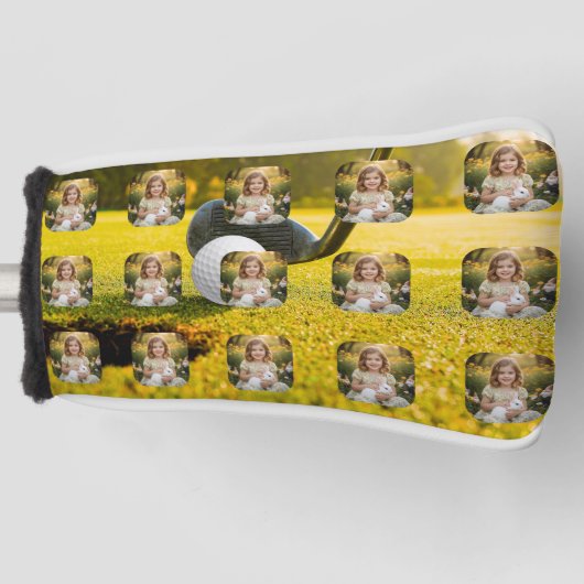 Personalized Photo Minimalist Modern Golfheadcover (Voorkant)
