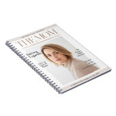 Personalized Photo Mom – Custom Mother’s D Notitieboek (Rechterzijde)