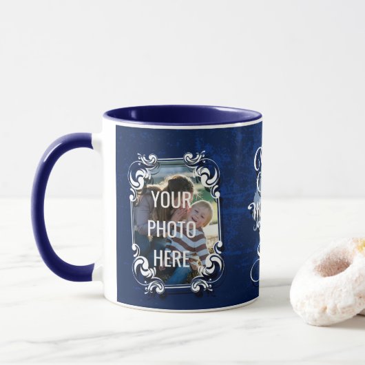 Personalized Photo Mug – Custom Gift Mok (Met donut)