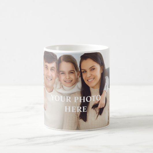 Personalized photo mug for dad, personalized photo koffiemok (Center)