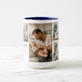 Personalized Photo Mug – Our First Father’s Day Mok (Midden)