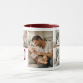 Personalized Photo Mug – Our First Father’s Day Mok (Midden)