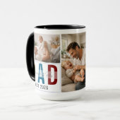 Personalized Photo Mug – Our First Father’s Day Mok (Voorkant links)