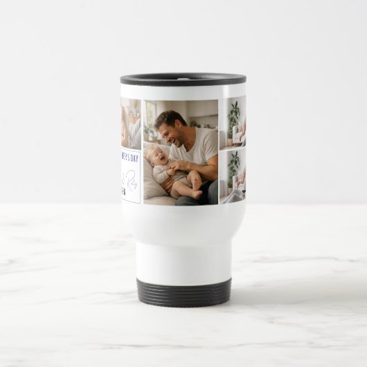 Personalized Photo Mug – Our First Father’s Day Reisbeker (Center)