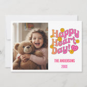 Personalized Photo & Name Valentine's Feestdagenkaart (Voorkant)