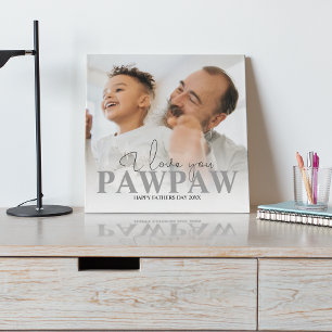 Personalized Photo Pawpaw Fotoplaat