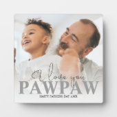 Personalized Photo Pawpaw Fotoplaat (Voorkant)