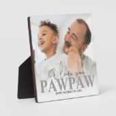 Personalized Photo Pawpaw Fotoplaat (Voorkant)