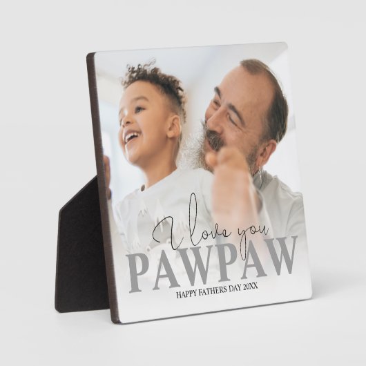 Personalized Photo Pawpaw Fotoplaat (Voorkant)