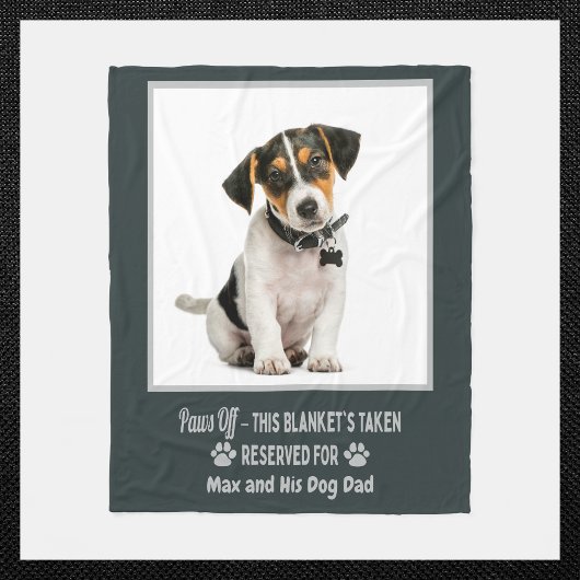 Personalized Photo Pet Dog Fleece Deken
