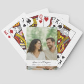  Personalized Photo Playing Cards - Custom Wedding Pokerkaarten (Achterkant)