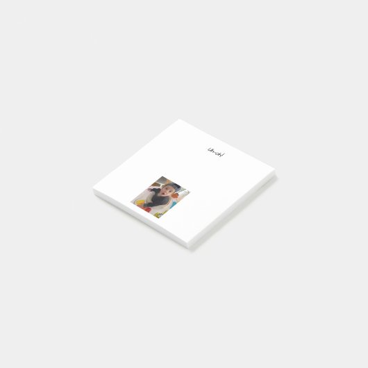 PERSONALIZED PHOTO POST-IT notes (Schuin)