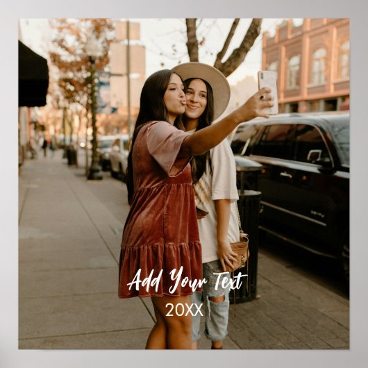 Personalized Photo Poster Wall Art (Voorkant)