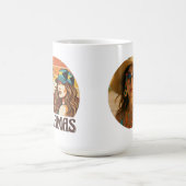 Personalized Photo Retro Bahamas Tropical Beach    Koffiemok (Center)