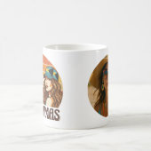 Personalized Photo Retro Bahamas Tropical Beach    Koffiemok (Center)