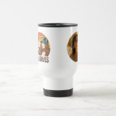 Personalized Photo Retro Bahamas Tropical Beach Reisbeker (Center)