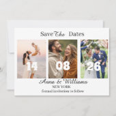 Personalized Photo Save the Date Invitation (Voorkant)