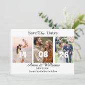 Personalized Photo Save the Date Invitation (Staand voorkant)