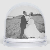 Personalized Photo Snow Globe Sneeuwbol (Voorkant)