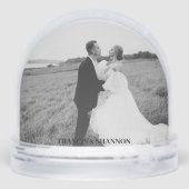 Personalized Photo Snow Globe Sneeuwbol (Achterkant)