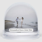 Personalized Photo Snow Globe Sneeuwbol (Voorkant)