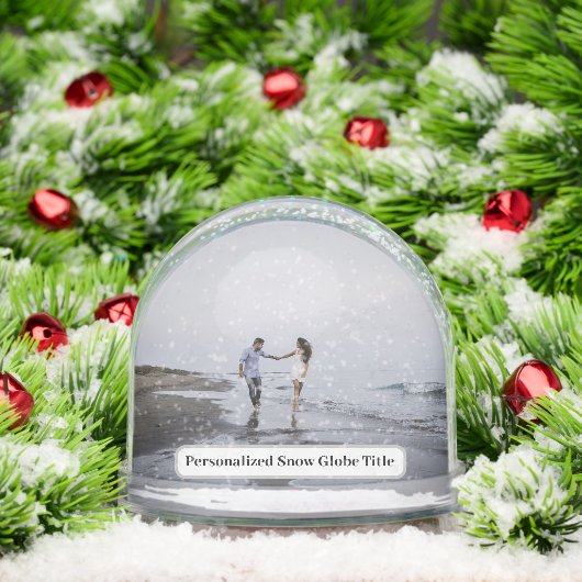 Personalized Photo Snow Globe Sneeuwbol (Kerstmis)