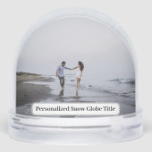 Personalized Photo Snow Globe Sneeuwbol (Achterkant)
