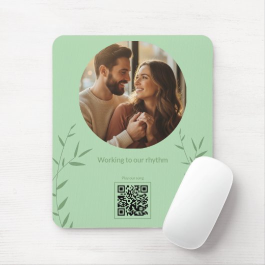 Personalized Photo Song Code Muismat (Met muis)