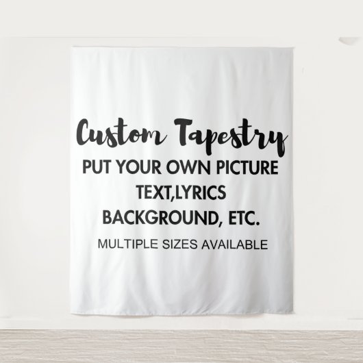 Personalized Photo Tapestry Wandkleed (Voorkant)
